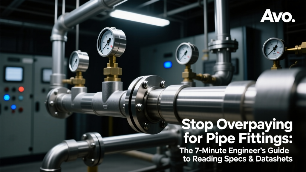Stop Overpaying for Pipe Fittings: The 7-Minute Engineer’s Guide to Reading Specs & Datasheets — Avoid $12K+ in Rework, Stress Failures, and Code Violations (ASME B31.3 Verified)