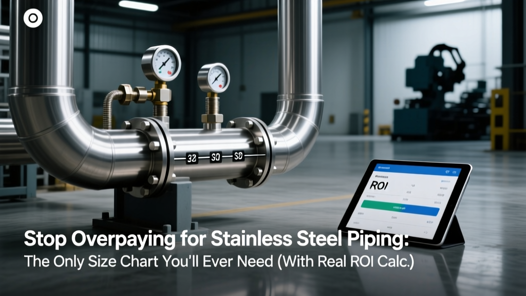 Stop Overpaying for Stainless Steel Piping: The Only Size Chart You’ll Ever Need (With Real ROI Calculations for Wall Thickness, OD, and Weight Per Foot — From 1/8" to 48" NPS)