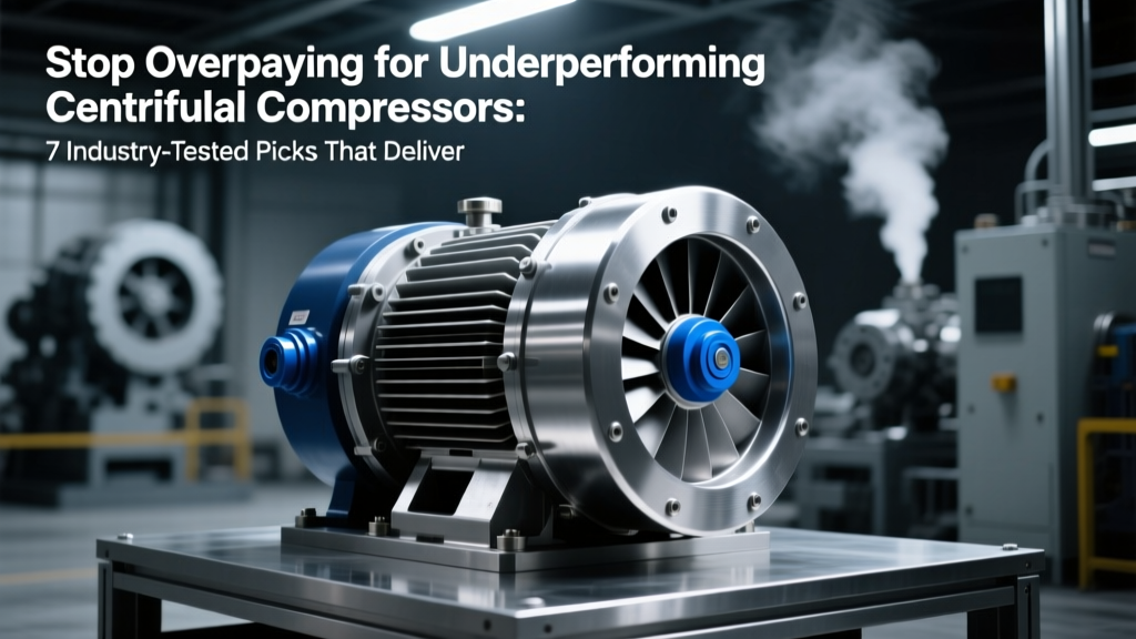 Stop Overpaying for Underperforming Centrifugal Compressors: 7 Industry-Tested Picks That Deliver Real ROI—Not Just Spec Sheets—Across Chemical, Power, and Refining Plants (2024 Total Cost of Ownership Analysis)