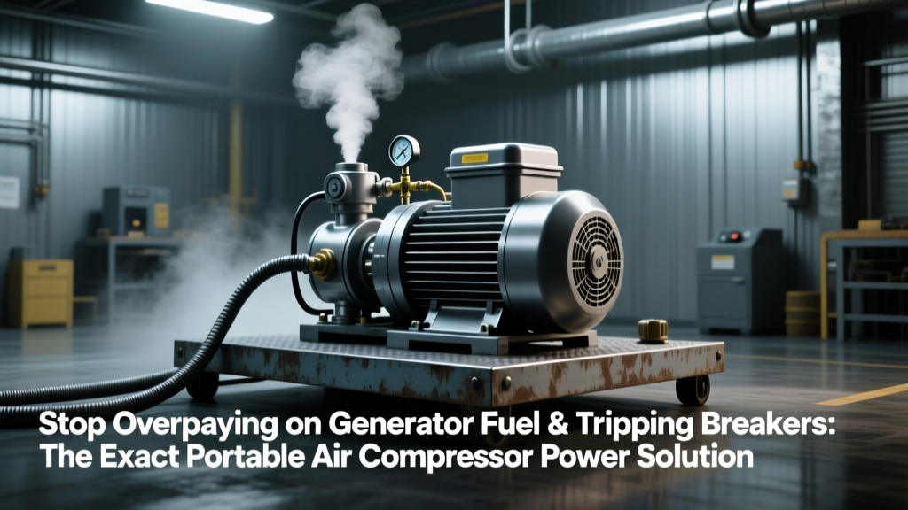 Stop Overpaying on Generator Fuel & Tripping Breakers: The Exact Portable Air Compressor Power Consumption Calculation You’re Missing (With Real-World CFM-to-Watt Conversions, ISO 1217 Compliance Checks, and 3 Common Formula Errors That Inflate Your Bill by 40%)