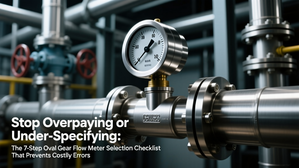 Stop Overpaying or Under-Specifying: The 7-Step Oval Gear Flow Meter Selection Checklist That Prevents Costly Installation Errors, Calibration Drift, and Process Downtime — Even If You’re Not a Flow Engineer