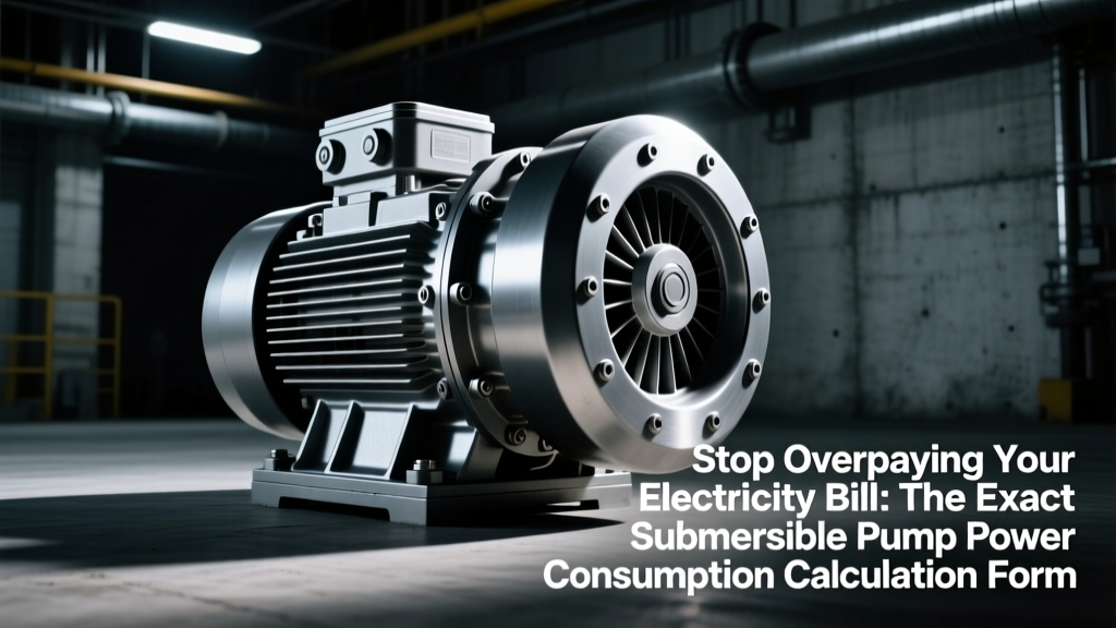 Stop Overpaying Your Electricity Bill: The Exact Submersible Pump Power Consumption Calculation Formula (with Real-World Examples, Unit Conversion Traps, and 37% Energy Savings You’re Missing)