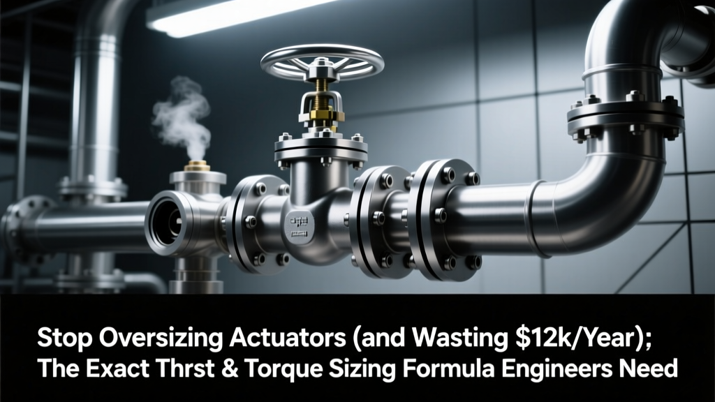 Stop Oversizing Actuators (and Wasting $12k/Year): The Exact Thrust & Torque Sizing Formula Engineers Miss—Including Globe Valve Thrust Tables, Rotary Valve Torque Derivations, and Why Your 1.5x Safety Factor Is Wrong for High-Temp Steam