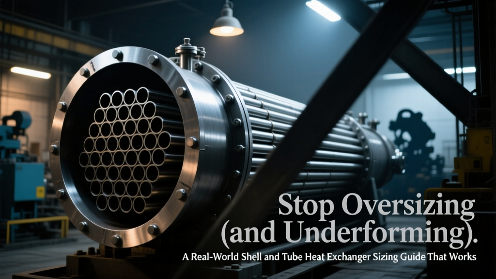 Stop Oversizing (and Underperforming): A Real-World Shell and Tube Heat Exchanger Sizing Guide That Cuts Design Time by 40% — With TEMA-Compliant Formulas, 3 Worked Examples, and the 5 Costly Mistakes 72% of Engineers Make in First Drafts