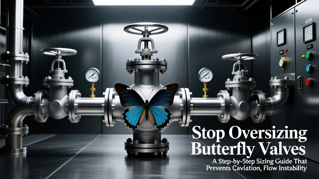 Stop Oversizing Butterfly Valves: A Step-by-Step Sizing Guide That Prevents Cavitation, Flow Instability, and $12k+ in Unplanned Downtime (With Real Cv Calculations & API 609 Compliance Checks)