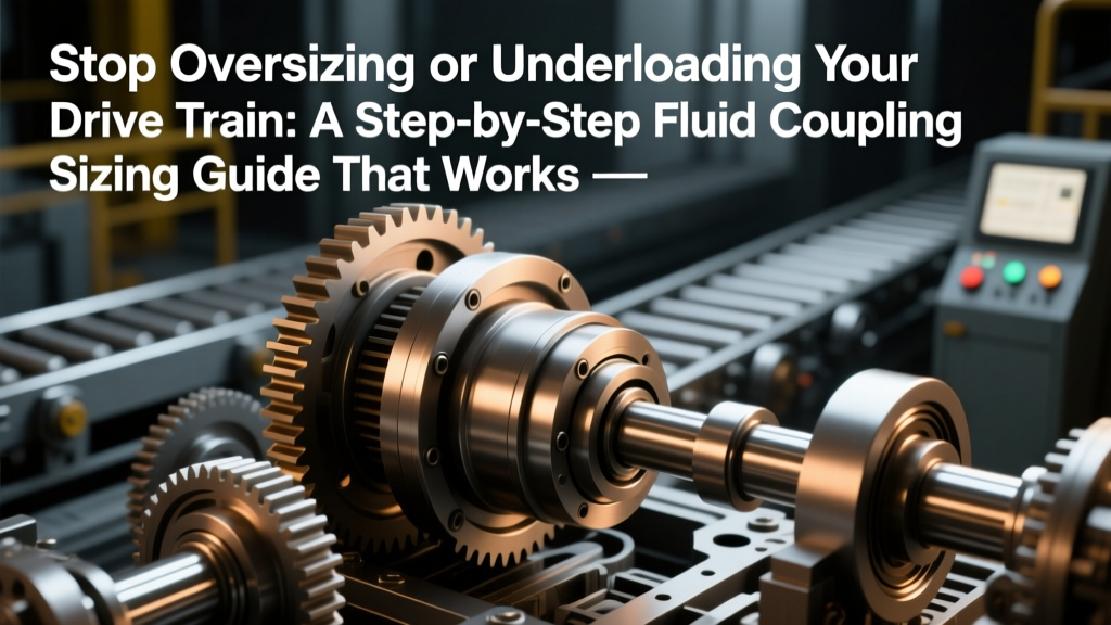 Stop Oversizing or Underloading Your Drive Train: A Step-by-Step Fluid Coupling Sizing Guide That Prevents Costly Failures, Includes Real-World Formulas, Worked Examples, and 7 Critical Mistakes Engineers Miss Every Day