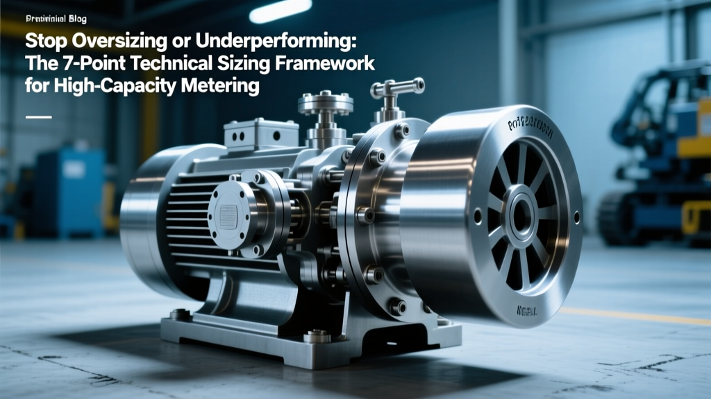 Stop Oversizing or Underperforming: The 7-Point Technical Sizing Framework for High-Capacity Metering Pumps in Large-Scale Operations (1,200–15,000 GPM, ANSI/ISO 5199 Compliant, Real-World Integration Benchmarks)