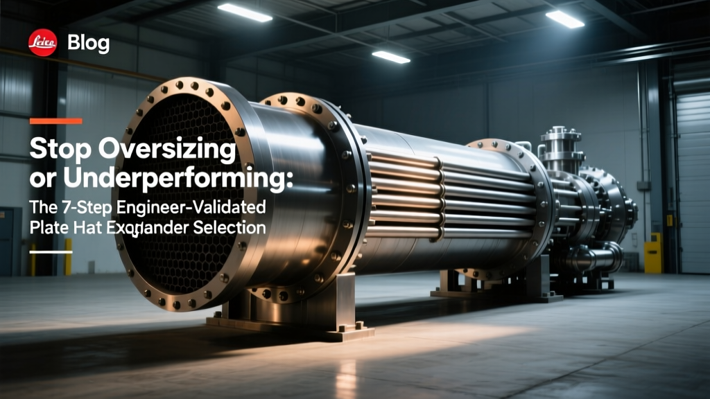 Stop Oversizing or Underperforming: The 7-Step Engineer-Validated Plate Heat Exchanger Selection Framework (Not the Sales Sheet Method)