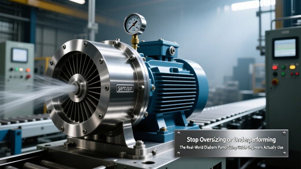 Stop Oversizing or Underperforming: The Real-World Diaphragm Pump Sizing Guide Engineers Actually Use (Not Sales Brochures) — With NPSH Calculations, Viscosity Corrections, and a Field-Tested 5-Step Decision Matrix