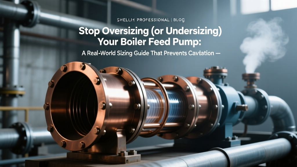 Stop Oversizing (or Undersizing) Your Boiler Feed Pump: A Real-World Sizing Guide That Prevents Cavitation, Saves 23% in Energy, and Avoids Costly Shutdowns — Step-by-step boiler feed pump sizing guide with formulas, worked examples, and common mistakes to avoid.