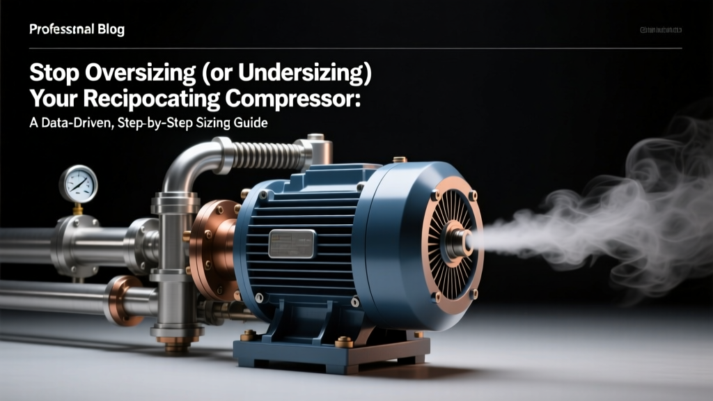 Stop Oversizing (or Undersizing) Your Reciprocating Compressor: A Data-Driven, Step-by-Step Sizing Guide with Real Plant Calculations, ASME-Compliant Formulas, and 7 Costly Mistakes That Waste 23–41% of Lifetime Energy Costs