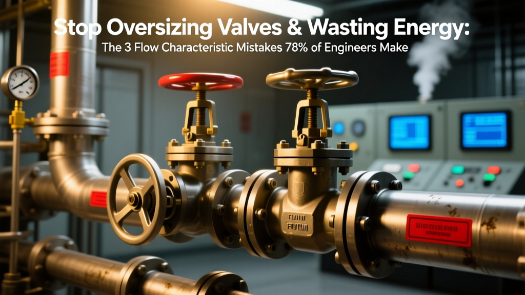 Stop Oversizing Valves & Wasting Energy: The 3 Flow Characteristic Mistakes 78% of Engineers Make (Linear, Equal %, Quick Opening Explained with Real-World Installed Curve Data)