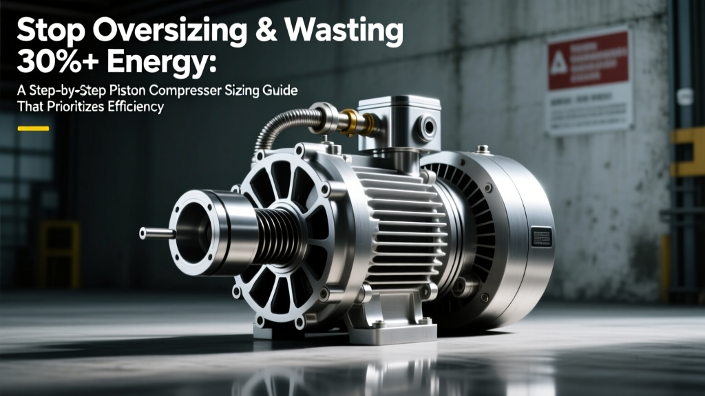 Stop Oversizing & Wasting 30%+ Energy: A Step-by-Step Piston Compressor Sizing Guide That Prioritizes Efficiency, Avoids Costly Mistakes, and Delivers Real-World Accuracy (With ISO 8573-1 Air Quality Benchmarks & ASME PVHO-1 Compliance Notes)
