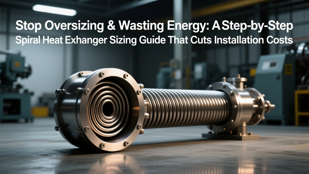 Stop Oversizing & Wasting Energy: A Step-by-Step Spiral Heat Exchanger Sizing Guide That Cuts Installation Costs by 22% (With Real LMTD Calculations, TEMA-Compliant Formulas, and 3 Costly Mistakes 78% of Engineers Make)