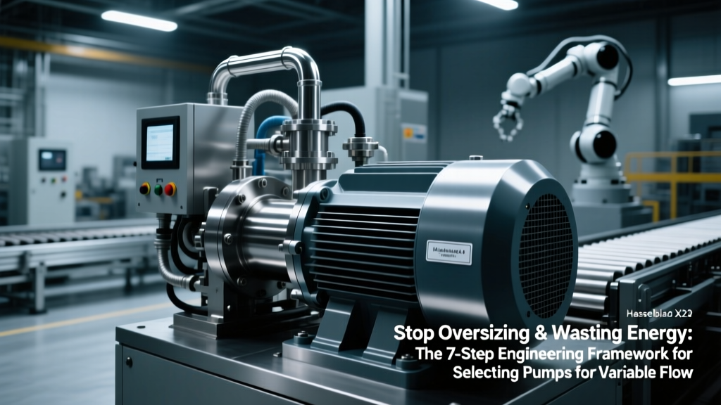 Stop Oversizing & Wasting Energy: The 7-Step Engineering Framework for Selecting Pumps for Variable Flow Requirements (VFDs, Parallel Pumps, Control Valves — Done Right)