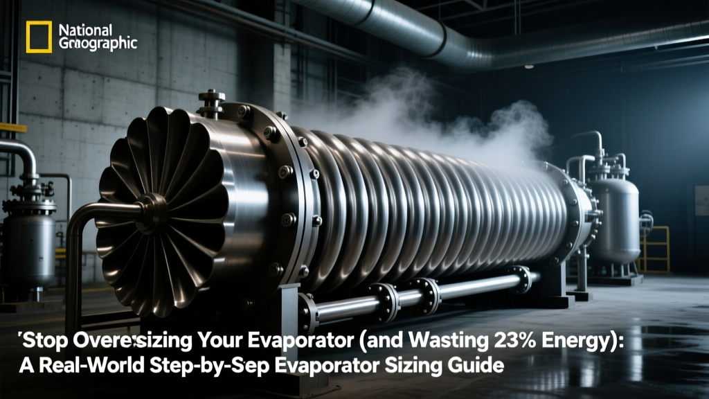 Stop Oversizing Your Evaporator (and Wasting 23% Energy): A Real-World Step-by-Step Evaporator Sizing Guide with ASHRAE-Compliant Formulas, 3 Field-Tested Worked Examples, and the 5 Costly Mistakes Engineers Still Make in 2024