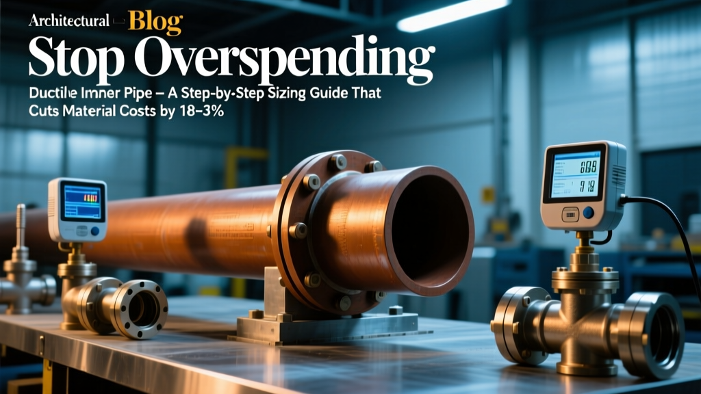 Stop Overspending on Ductile Iron Pipe: A Step-by-Step Sizing Guide That Cuts Material Costs by 18–32% (With ASME-Compliant Formulas, Real Field Examples, and the 5 Costliest Mistakes Engineers Repeat)