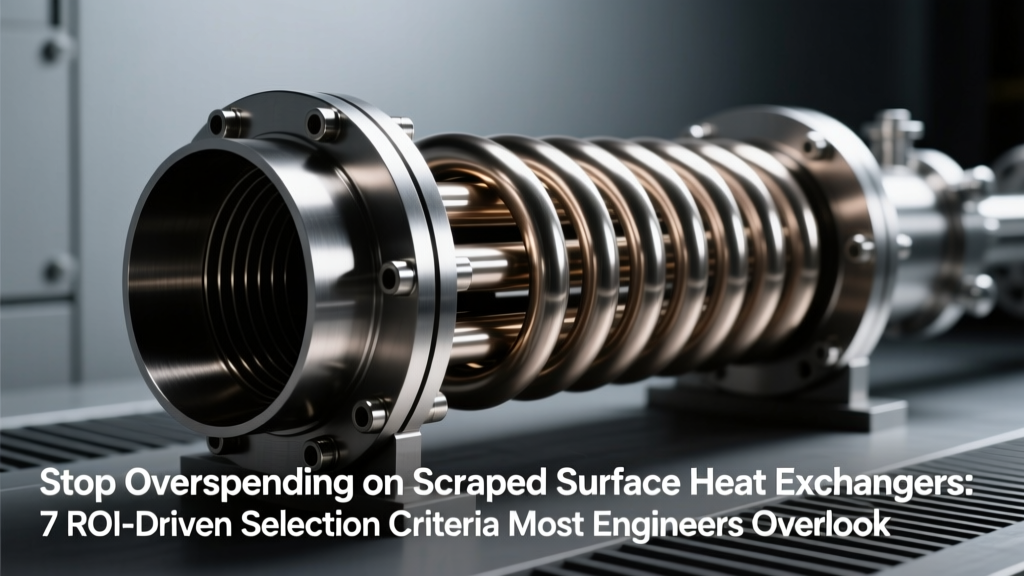 Stop Overspending on Scraped Surface Heat Exchangers: 7 ROI-Driven Selection Criteria Most Engineers Miss (Including Fouling Cost Calculations, TEMA Compliance Gaps, and Real LMTD Penalty Analysis)