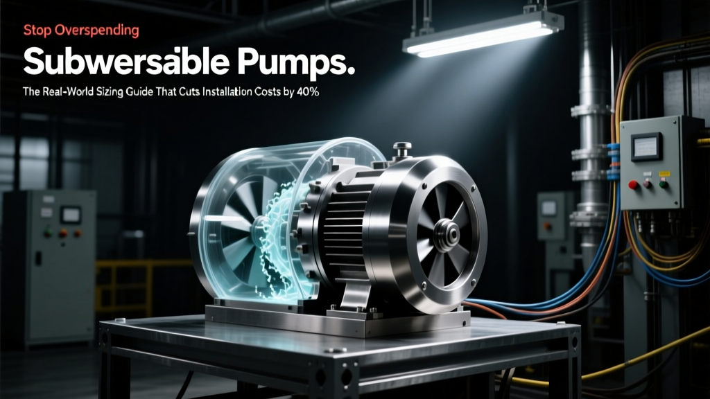 Stop Overspending on Submersible Pumps: The Real-World Sizing Guide That Cuts Installation Costs by 32% (Not Just Horsepower Guesswork) — How to Size a Submersible Pump for Your Application Using Flow, Head, NPSH, Efficiency, and ROI-Driven Selection Criteria