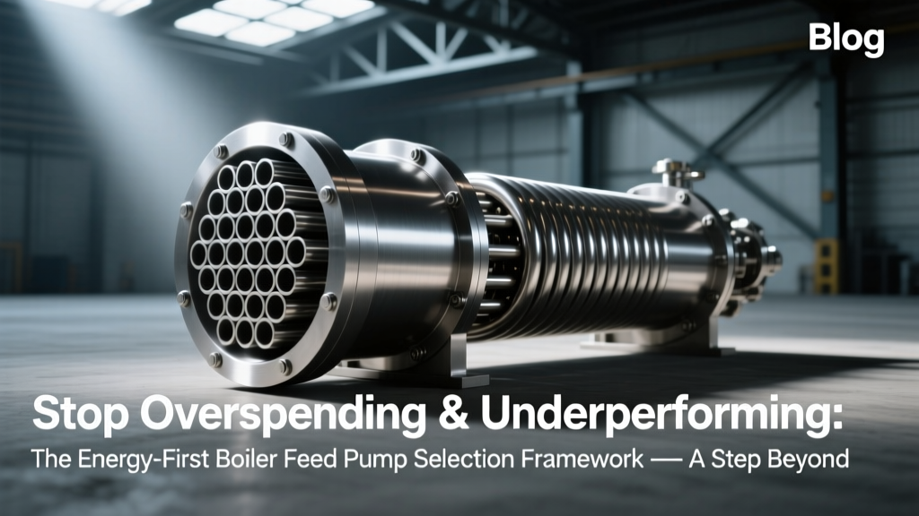 Stop Overspending & Underperforming: The Energy-First Boiler Feed Pump Selection Framework — A Step-by-Step Guide to Choosing the Right Boiler Feed Pump for Your Application Based on Real Process Loads, Sustainability Goals, and Lifecycle Cost (Not Just Upfront Price)