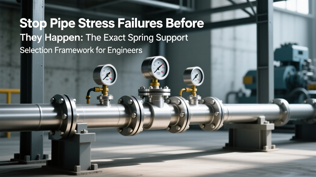 Stop Pipe Stress Failures Before They Happen: The Exact Spring Support Selection Framework Engineers Overlook — Constant vs. Variable Effort, Load Calculations, Thermal Displacement Limits, and Real-World Compatibility with GRINNELL, PIPESUPPORTS®, and Anvil Systems