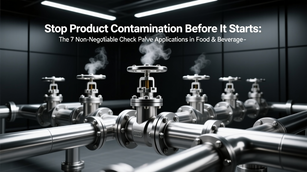 Stop Product Contamination Before It Starts: The 7 Non-Negotiable Check Valve Applications in Food & Beverage That FDA Auditors, CIP Engineers, and Hygienic Design Teams Actually Verify — Not Just 'Sanitary-Looking' Hardware