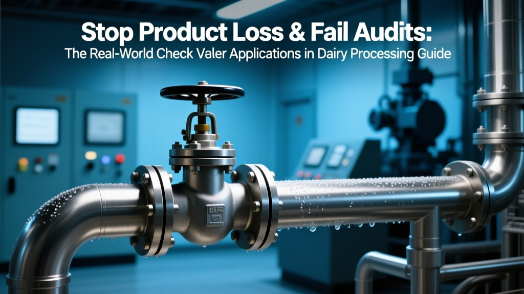 Stop Product Loss & Fail Audits: The Real-World Check Valve Applications in Dairy Processing Guide Every Plant Engineer Overlooks (Material Specs, 3-A Sanitary Compliance, and 5 Quick-Win Fixes You Can Deploy Before Lunch)