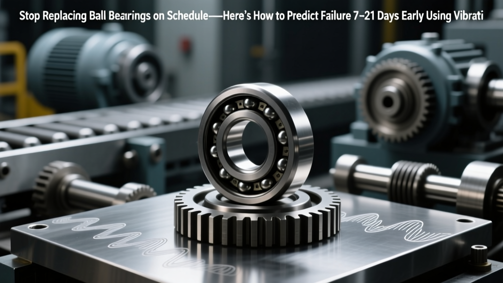 Stop Replacing Ball Bearings on Schedule—Here’s How to Predict Failure 7–21 Days Early Using Vibration, Temperature & Oil Sensors (No Over-Engineering Required)