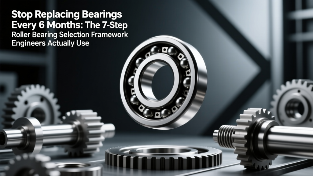 Stop Replacing Bearings Every 6 Months: The 7-Step Roller Bearing Selection Framework Engineers Actually Use (Not Sales Brochures) — How to Select the Right Roller Bearing with ISO 281 Life Validation, Load Spectrum Mapping, and Real-World Material Compatibility Checks