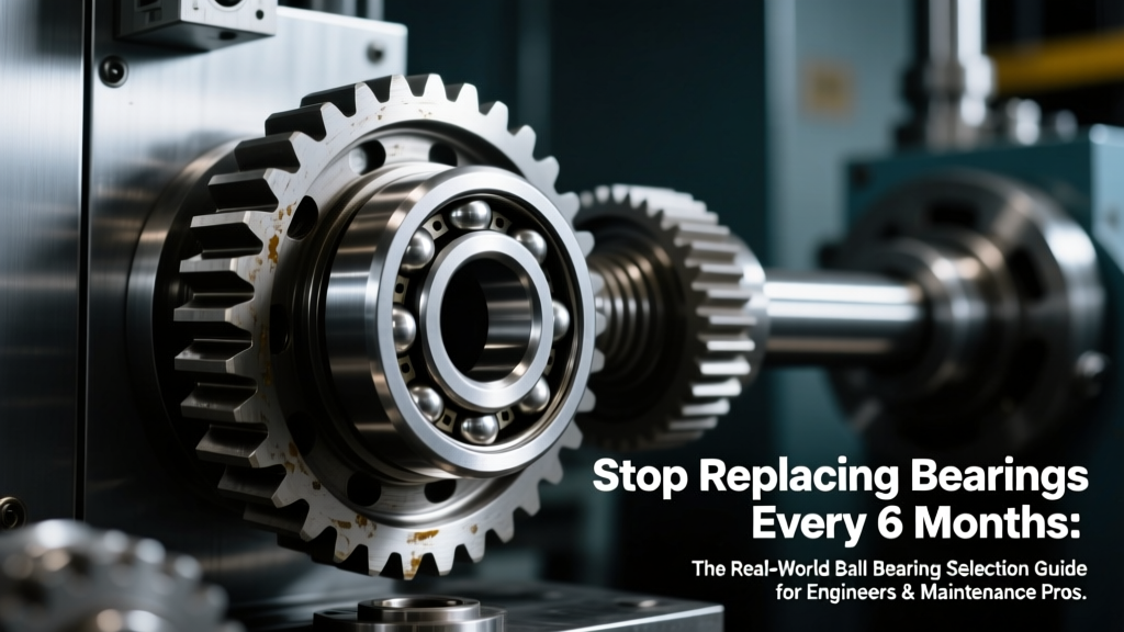 Stop Replacing Bearings Every 6 Months: The Real-World Ball Bearing Selection Guide Engineers & Maintenance Teams Actually Use (Not Marketing Fluff)