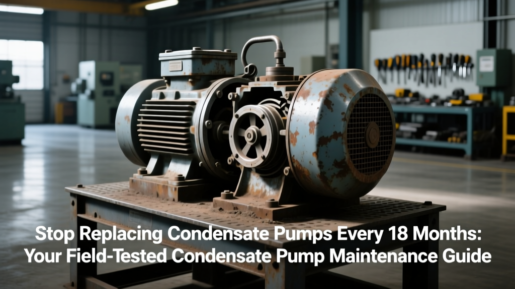 Stop Replacing Condensate Pumps Every 18 Months: Your Field-Tested Condensate Pump Maintenance Guide — Real Preventive Schedules, Inspection Checklists You Can Use Today, and Service Procedures That Extend Life by 3–5 Years (Not Just Theory)