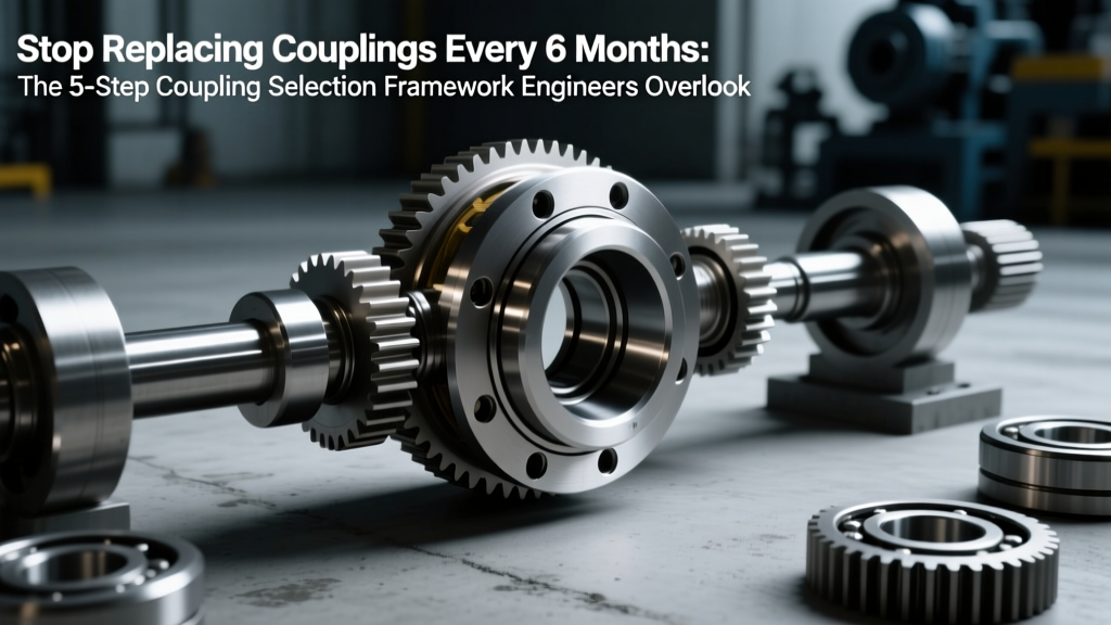 Stop Replacing Couplings Every 6 Months: The 5-Step Coupling Selection Framework Engineers Overlook for Pumps, Compressors & Turbines (Misalignment, Torque, Speed & Torsional Analysis Included)
