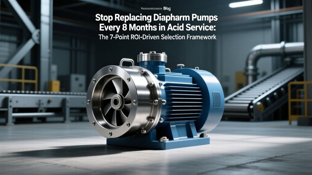 Stop Replacing Diaphragm Pumps Every 8 Months in Acid Service: The 7-Point ROI-Driven Selection Framework for Corrosive Environments (Material, Certification & Design Trade-Offs Revealed)