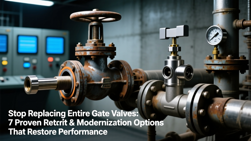 Stop Replacing Entire Gate Valves: 7 Proven Retrofit & Modernization Options That Restore Performance, Cut Costs by 40–65%, and Extend Service Life 15+ Years — A Step-by-Step Guide to Gate Valve Modernization and Retrofit Options for Aging Infrastructure