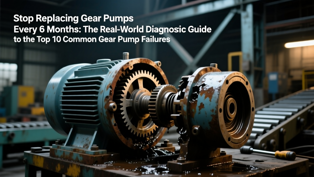 Stop Replacing Gear Pumps Every 6 Months: The Real-World Diagnostic Guide to the Top 10 Common Gear Pump Problems and Solutions—With ROI Calculations, Root-Cause Flowcharts, and ASME B73.3-Compliant Fixes You Can Apply Before Your Next Shutdown
