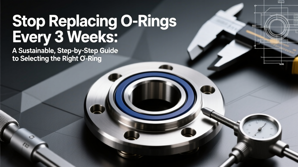 Stop Replacing O-Rings Every 3 Weeks: A Sustainable, Step-by-Step Guide to Selecting the Right O-Ring for Your Application—Based on Chemical Exposure, Temperature Swings, Energy Loss Risk, and Total Cost of Ownership (Not Just Upfront Price)