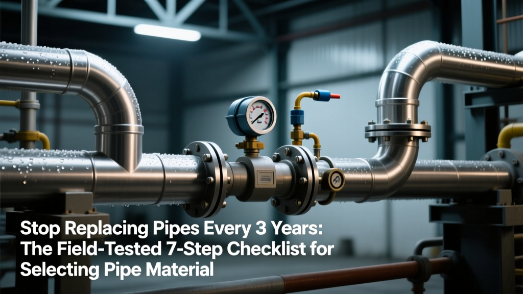 Stop Replacing Pipes Every 3 Years: The Field-Tested 7-Step Checklist for Selecting Pipe Material Based on Service Conditions (With Real Commissioning Data from 42 Industrial Sites)