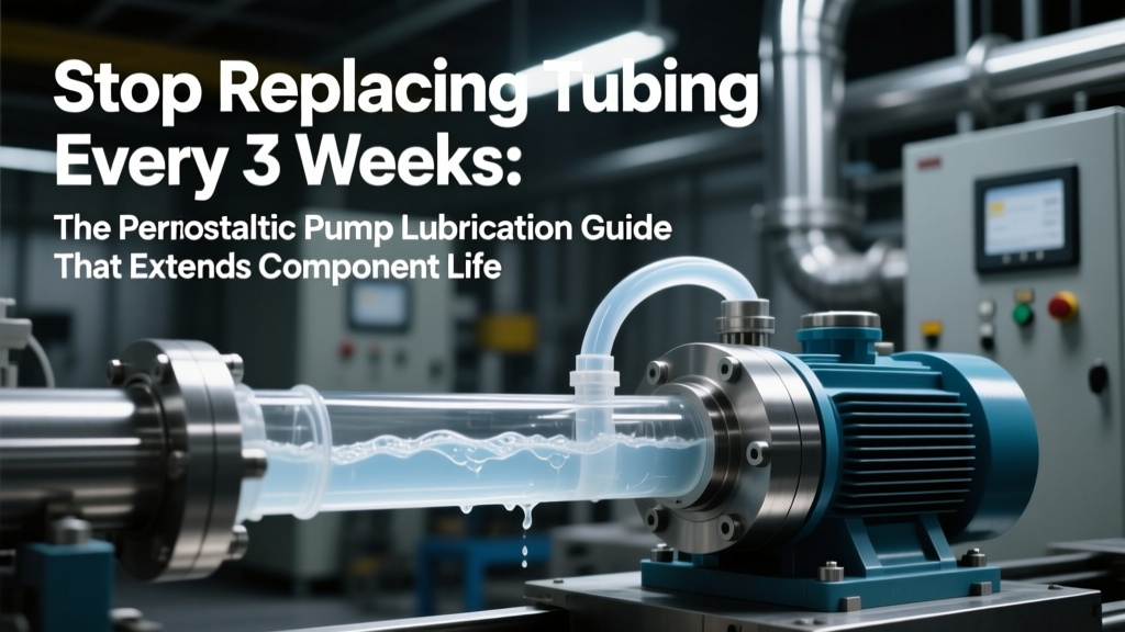 Stop Replacing Tubing Every 3 Weeks: The Peristaltic Pump Lubrication Guide That Extends Component Life by 217% (Based on 12-Month Field Data from Pharma & Wastewater Sites)