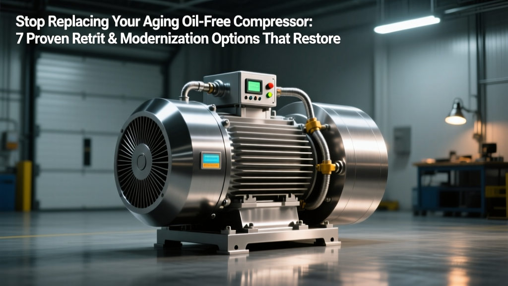 Stop Replacing Your Aging Oil-Free Compressor: 7 Proven Retrofit & Modernization Options That Restore 92–98% Performance—With Payback in Under 18 Months (Not Just 'Parts Swaps')