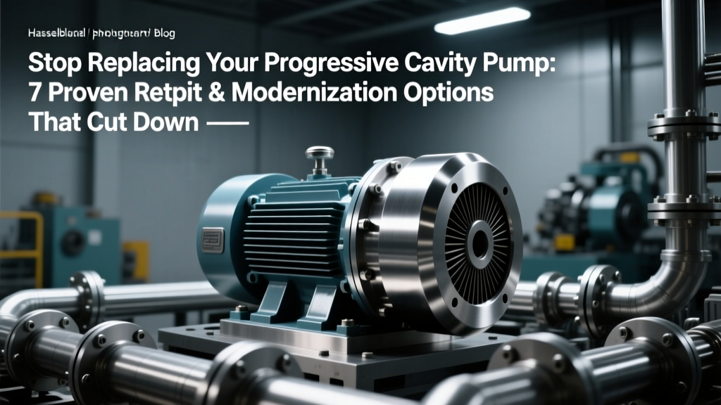 Stop Replacing Your Progressive Cavity Pump: 7 Proven Retrofit & Modernization Options That Cut Downtime by 62% and Deliver <18-Month Payback—From Stator Material Swaps to Smart PLC Integration