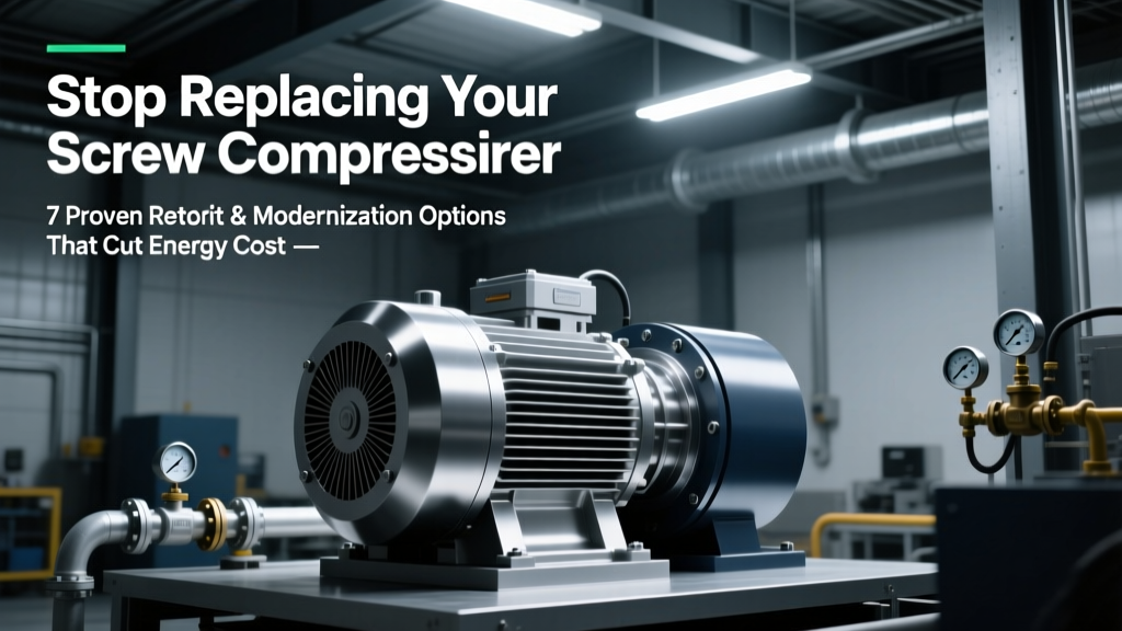 Stop Replacing Your Screw Compressor: 7 Proven Retrofit & Modernization Options That Cut Energy Costs by 22–38% and Pay Back in Under 24 Months — Including Atlas Copco GA VSD+, Ingersoll Rand Nexus, and Kaeser Sigma Control 2 Upgrades