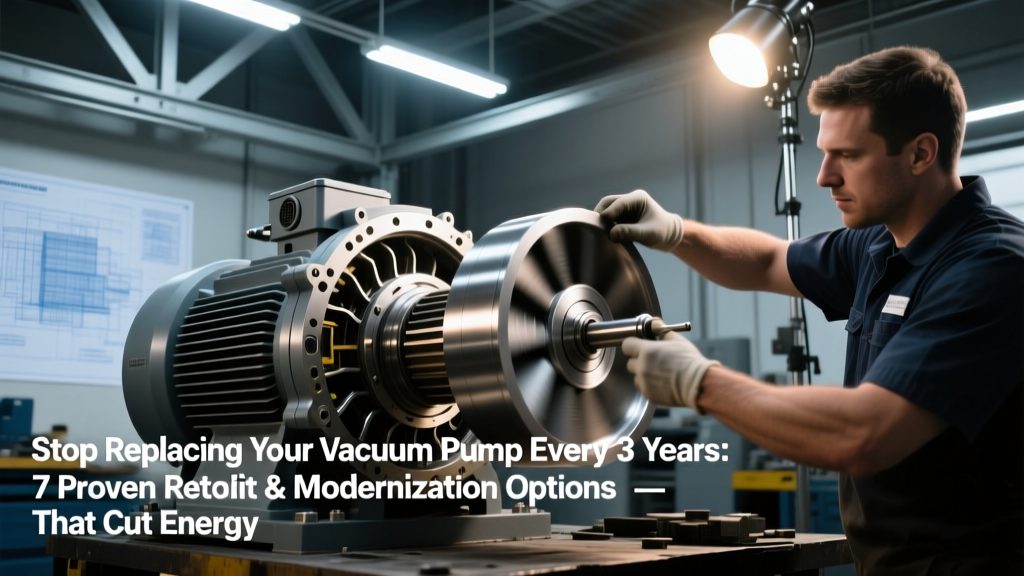 Stop Replacing Your Vacuum Pump Every 3 Years: 7 Proven Retrofit & Modernization Options That Cut Energy Use by 42%, Extend Service Life 12+ Years, and Deliver Payback in Under 18 Months — A Real-World ROI Breakdown for Aging Vacuum Systems