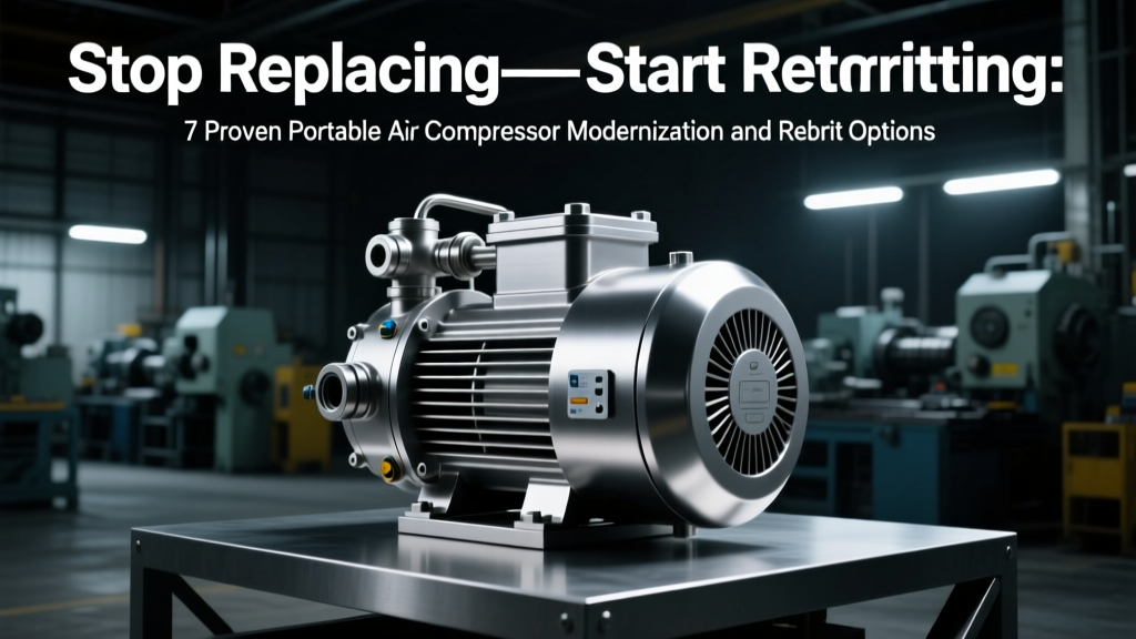 Stop Replacing—Start Retrofitting: 7 Proven Portable Air Compressor Modernization and Retrofit Options That Cut Downtime by 62%, Extend Service Life 8+ Years, and Deliver 23–41% Energy Savings (Backed by ASME & ISO 8573-1 Data)