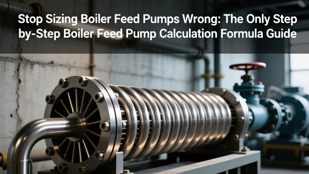 Stop Sizing Boiler Feed Pumps Wrong: The Only Step-by-Step Boiler Feed Pump Calculation Formula Guide That Catches Real-World Errors (NPSH, Unit Conversions, API 610 Checks, & 3 Worked Examples with SI/Imperial Units)