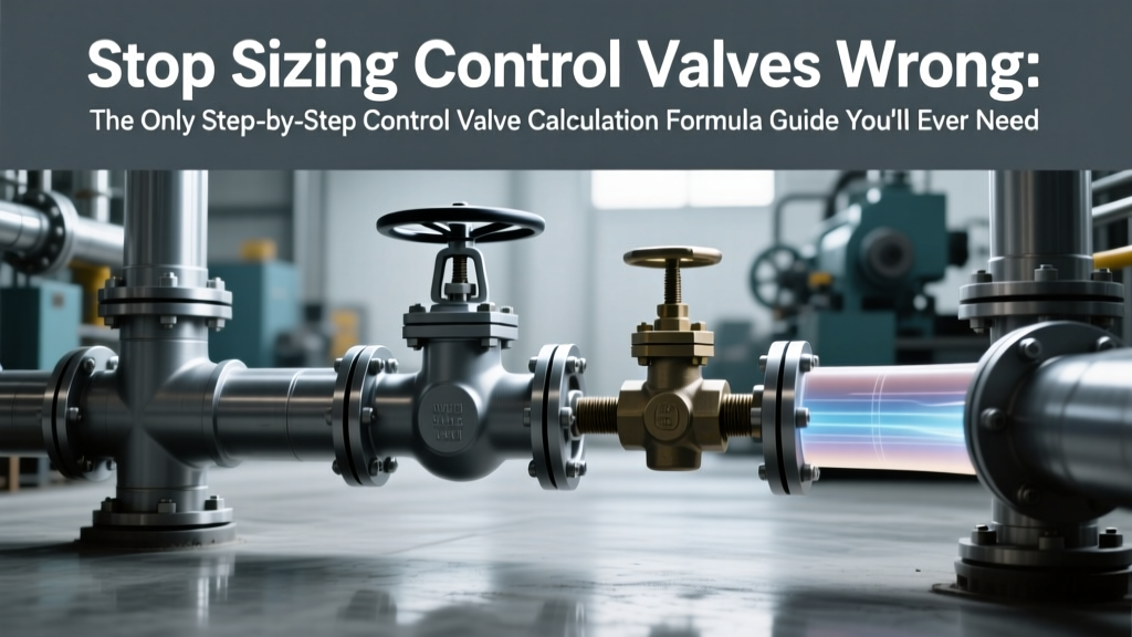 Stop Sizing Control Valves Wrong: The Only Step-by-Step Control Valve Calculation Formula Guide You’ll Ever Need (With Real Cv Worked Examples, Unit Conversion Pitfalls, API 553 Compliance Checks, and 4 Common Mistakes That Cause 68% of Loop Instability)