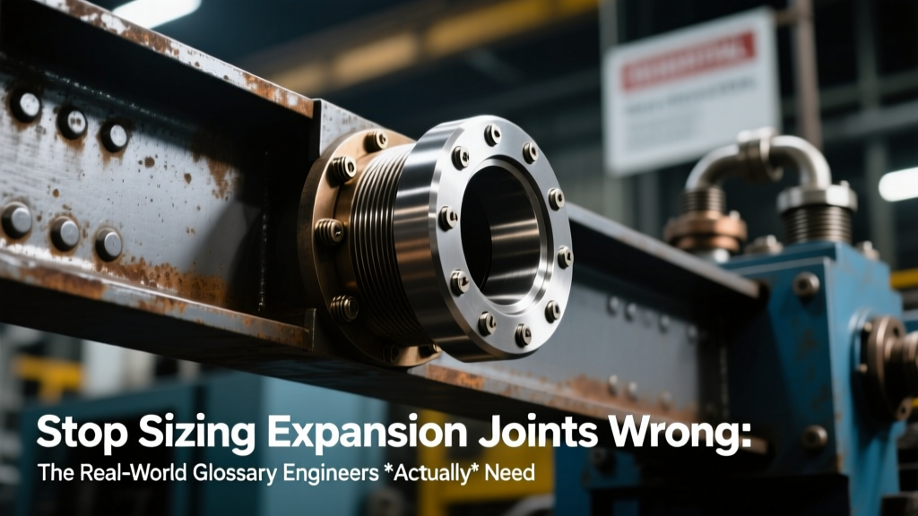 Stop Sizing Expansion Joints Wrong: The Real-World Glossary Engineers *Actually* Need (Not the Textbook Definitions) — Covers ASME B31.3 Ratings, Performance Parameters, and Industry Standards You Can’t Afford to Misinterpret