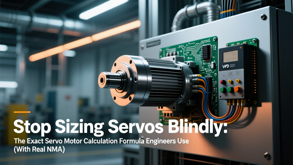 Stop Sizing Servos Blindly: The Exact Servo Motor Calculation Formula Engineers Use (With Real NEMA 23 & Kollmorgen AKM Worked Examples, Unit Conversion Tables, and IEC 60034-1 Error Checks)