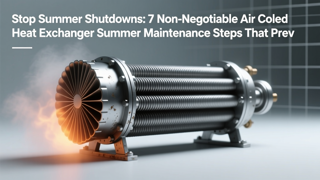 Stop Summer Shutdowns: 7 Non-Negotiable Air Cooled Heat Exchanger Summer Maintenance Steps That Prevent Overheating, Thermal Stress & Efficiency Collapse — Even at 115°F Ambient