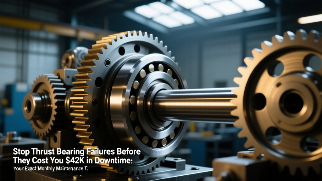 Stop Thrust Bearing Failures Before They Cost You $42K in Downtime: Your Exact Monthly Maintenance Tasks for Thrust Bearing (Lubrication, Alignment, Filters & Monitoring — Verified Against ISO 7919-3 & API RP 686)
