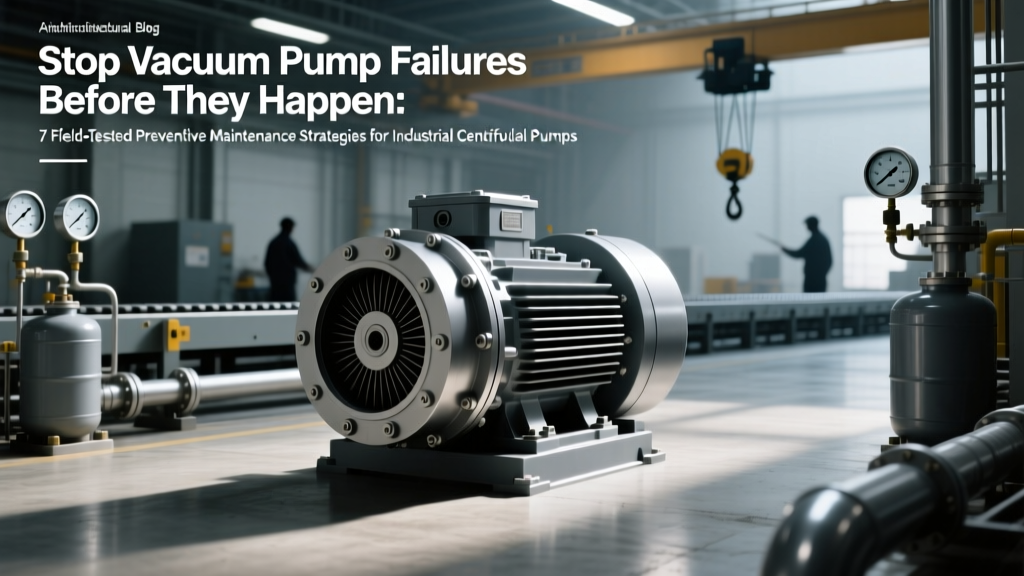 Stop Vacuum Pump Failures Before They Happen: 7 Field-Tested Preventive Maintenance for Vacuum Pump Best Practices That Cut Unplanned Downtime by 63% (Based on 15 Years of Industrial Data)